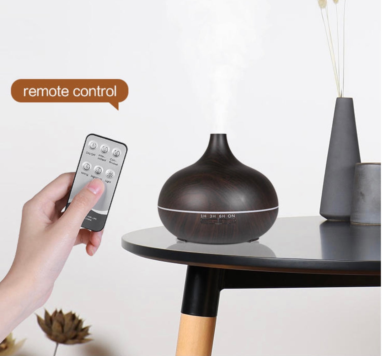 Wood Grain Oil Diffuser Air Humidifier