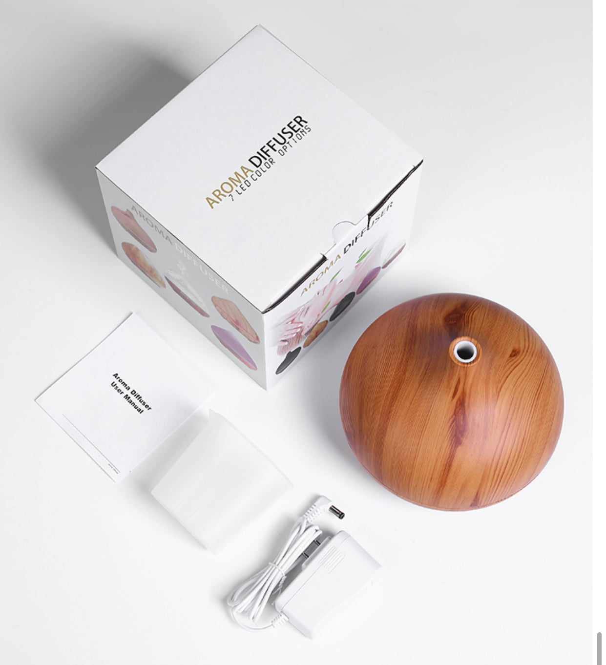 Wood Grain Oil Diffuser Air Humidifier